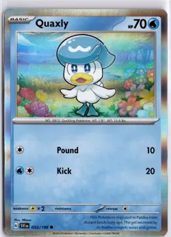 Quaxly Mirage Holo Promo Miscellaneous Cards & Products 052/198 Pokemon Card - Image 1