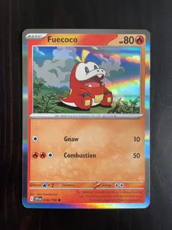 Pokemon card SCARLET & VIOLET Mirage Holo Promo FUECOCO (SV1 036/198) Mint/NM - Image 1