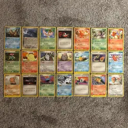 Vintage Early 2000s RARE FIND Various Types Pokemon Lot (21 Cards) - Image 1