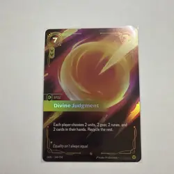 Divine Judgement 244/298 League of Legends Riftbound Epic Foil NM English Card - Image 1