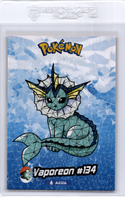 Vaporeon Pokemon card Crystal collection - Image 1