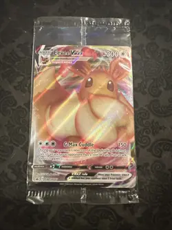 Pokemon TCG Eevee VMAX SWSH087 Shining Fates Black Star Promo Card Sealed - Image 1