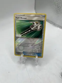 Pokemon Trainer Field Blower Trading Card 125/145 Reverse Holo - 2017 - Image 1