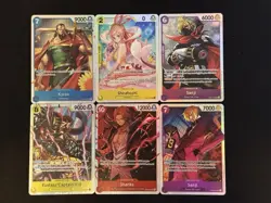 One Piece 6 X AR Card Lot From The Best Vol 2 All NM - Image 1