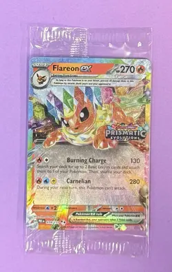 Pokemon Sealed Prismatic Evolutions Surprise Box EX Stamped Promo Cards Set of 4 - Image 5