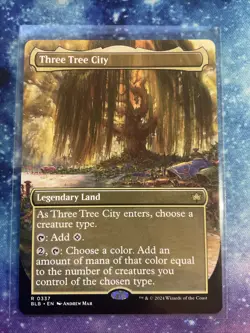 MTG Bloomburrow Three Tree City Spring Borderless 0337 Rare Regular- NM - Image 1