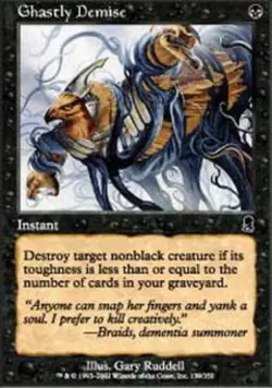 [1x] Ghastly Demise - Foil Near Mint, English Odyssey MTG Magic - Image 1