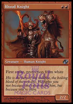Blood Knight 1x FOIL PLC MTG Planar Chaos Uncommon NM red - Image 1