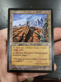 MTG - Wasteland - Tempest - NM - Free Shipping! - Image 1