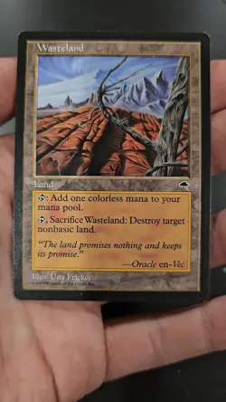 MTG - Wasteland - Tempest - NM - Free Shipping! - Image 2