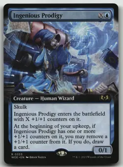 Ingenious Prodigy (Extended Art) R Wilds of Eldraine 333 LP - Image 1