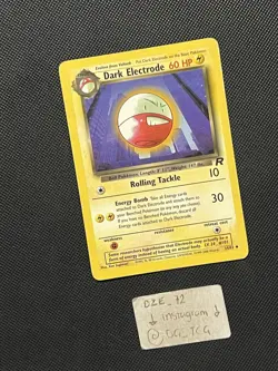 Pokemon WOTC Team Rocket - Dark Electrode - 37/82 - Unlimited Ed Uncommon -NM/LP - Image 3