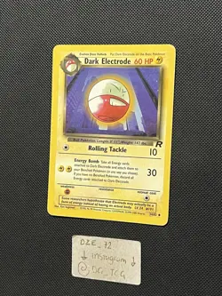 Pokemon WOTC Team Rocket - Dark Electrode - 37/82 - Unlimited Ed Uncommon -NM/LP - Image 4