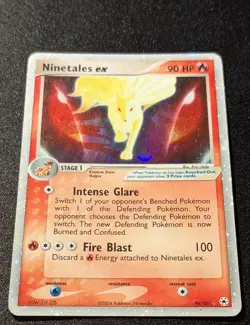 Pokemon EX HIDDEN LEGENDS - #96/101 Ninetales ex - ENG - Ultra Rare Holo - MP - Image 3