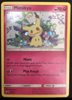 Mimikyu SM163 Pokemon Promo Holo - Sun & Moon Team Up [NM] - Image 1