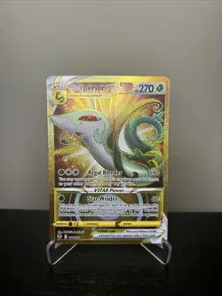 Pokemon Serperior VSTAR 210/195 Silver Tempest Gold Secret Rare Full Art Holo NM - Image 1