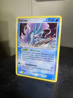 Pokemon TCG Pop Series 2 promo Suicune 4/17 Holo Rare promo 2006 TCG LP/MP - Image 3
