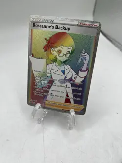 Pokemon TCG Roseannes Backup Sword & Shield: Brilliant Stars 180/172 Holo Secret - Image 1