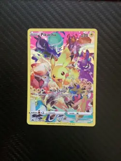 Pokemon TCG Pikachu (Secret) Secret Rare Crown Zenith 160/159 NM Near Mint - Image 1