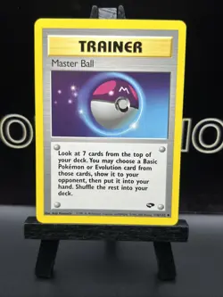 Master Ball 116/132 Gym Challenge Regular Uncommon 1999 WOTC Pokemon TCG LP - Image 2