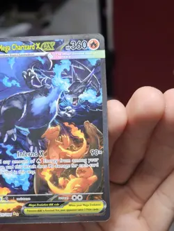 Mega Charizard X EX SIR 125/094 (English) Phantasmal Flames Pokemon TCG IN HAND - Image 5