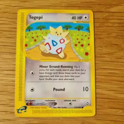TOGEPI 114/147 POKEMON CARD (AQUAPOLIS SET) - Image 1