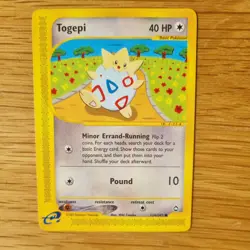 TOGEPI 114/147 POKEMON CARD (AQUAPOLIS SET) - Image 2