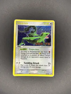 Rayquaza 22/107 EX Deoxys Pokemon Card Reverse Holo Foil Rare HP - Image 1