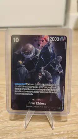 OPTCG One Piece Card Game Five Elders Alt Art OP13-082 - Image 1