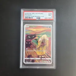 Pokemon Card - Psyduck Scream Munch JPN Full Art Promo 286/SM-P - PSA 9 NEW CERT - Image 1