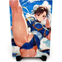Street Fighter Chun-Li Sexy Anime Waifu Girl Doujin Lewd Goddess Story Art Card - Image 1