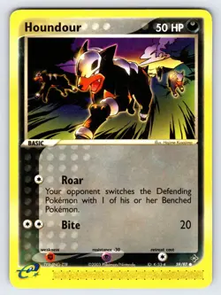 Houndour 59/97 2003 EX Dragon Pokemon Card TCG Nintendo e-Series Common - Mp - Image 1