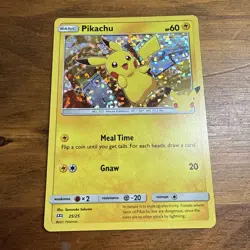 Pokemon Pikachu 25/25 HOLO Card 25th Anniversary Mcdonalds Promo 2021 NM/MINT - Image 1