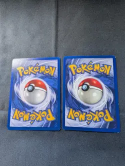 Base Set Caterpie & Metapod 2-Card Evolution Lot Vintage Pokemon Cards WOTC | LP - Image 2