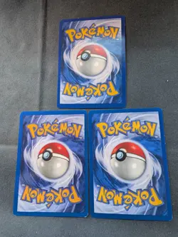 Vintage Charmander Squirtle Bulbasaur Base Set Starter Pokemon Cards WOTC - Image 2