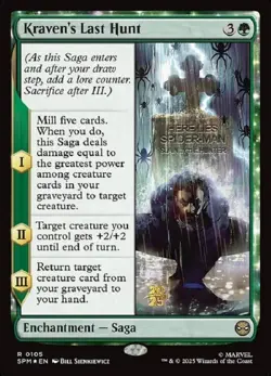 1x Kraven's Last Hunt - Foil - Prerelease Promo MTG Prerelease/Game Day/Launch P - Image 1