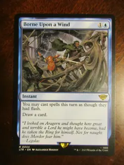 Magic The Gathering Lord of the Rings BORNE UPON A WIND MTG 0044 - Image 1