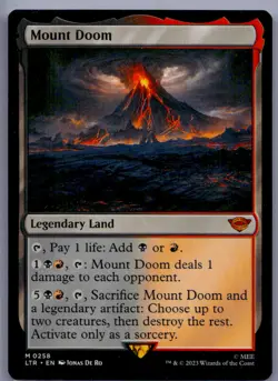 Near Mint or Better Mount Doom #258 The Lord of the Rings W/Tracking - Image 1