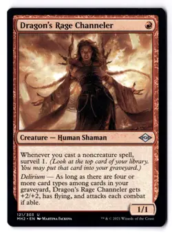 Dragon's Rage Channeler NM* Modern Horizons 2 ENGLISH 121/303 mtg -UnltdCards - Image 1