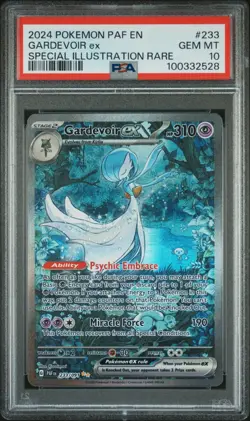 PSA 10 GEM MINT GARDEVOIR EX 233/091 Special Illustration Rare Pokemon Card - Image 1