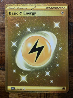 Pokemon 2023 Scarlet & Violet Basic Electric Energy 257/198 Gold Hyper Rare - Image 1