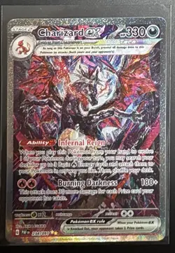 Pokemon SV Paldean Fates Charizard ex 234/091 SIR Holo Full Art NM/M - Image 2