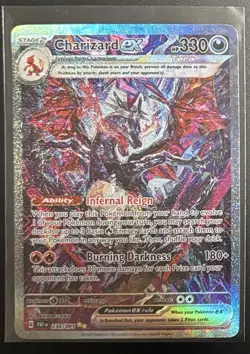Pokemon SV Paldean Fates Charizard ex 234/091 SIR Holo Full Art NM/M - Image 4