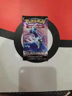 Pokemon Platinum Base Set Booster Pack | Factory Sealed Dialga Art - Image 1