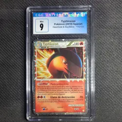 2010 Pokemon HeartGold & SoulSilver Typhlosion Prime CGC 9 Spanish #110 Holo SR - Image 1