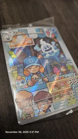 Pokemon TCG Vanillish Paradox Rift 190/182 Stamped Illustration.*** Bent*** - Image 2