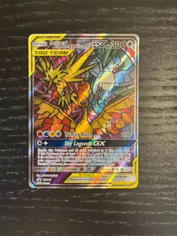 Pokemon TCG - Moltres & Zapdos & Articuno GX - Hidden Fates Promo - SM120 - Image 1