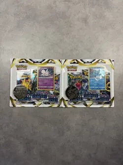 Pokemon TCG Silver Tempest Triple Blister Promo Packs Bundle X2 Sealed - Image 1