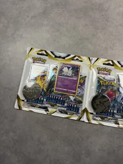 Pokemon TCG Silver Tempest Triple Blister Promo Packs Bundle X2 Sealed - Image 2