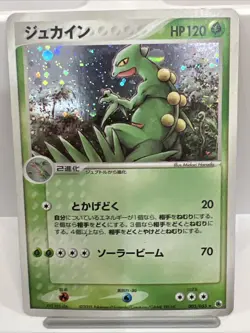 Sceptile 003/055 EX Ruby & Sapphire Pokemon Japanese 003/055 2003 SWIRL. MP - Image 1